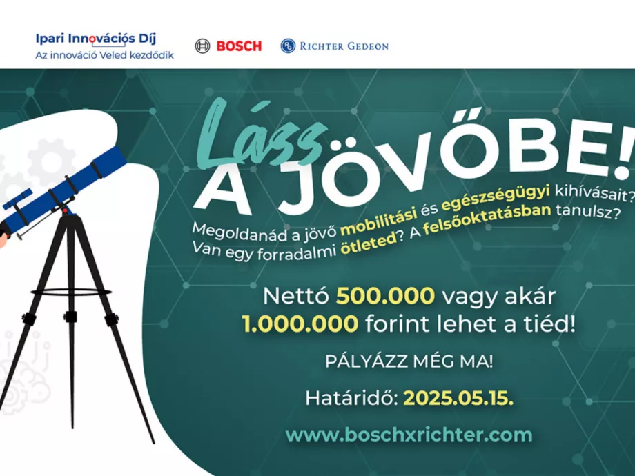 „Láss a jövőbe!” – innovációs díj a Z-generációnak