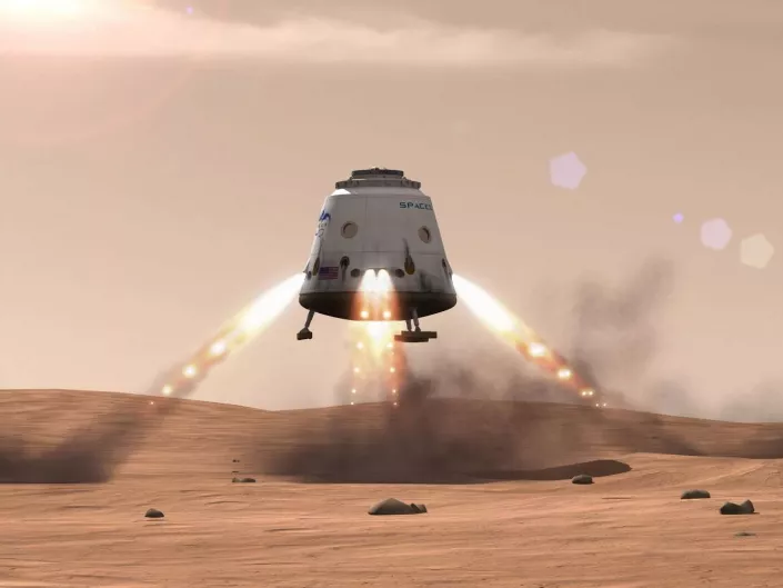 A Marsról hozna talajmintát a SpaceX űrkapszulája