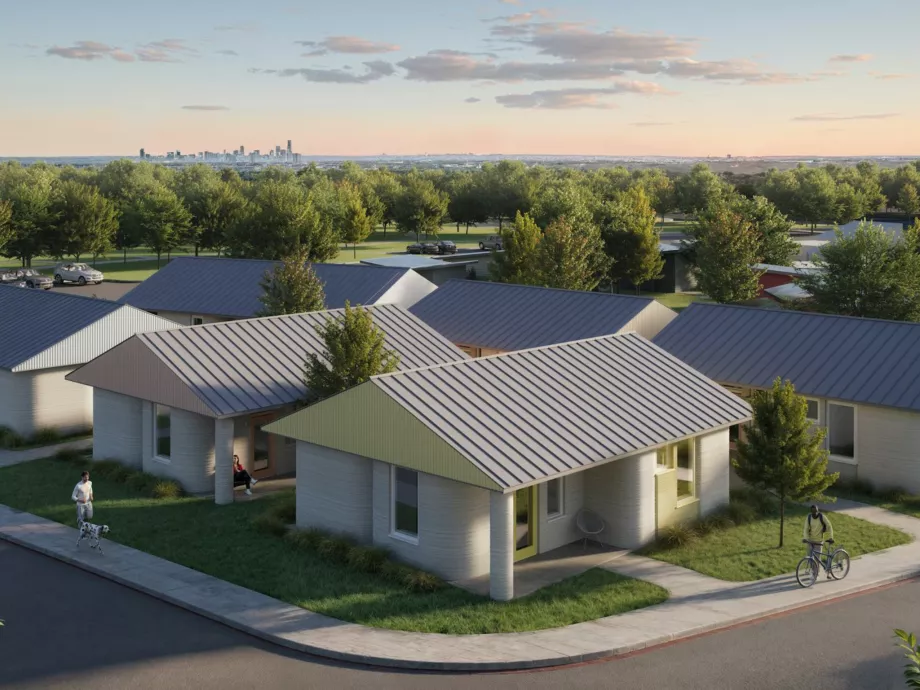 Amerikában 3D-nyomtatott lakóparkot építenek hajléktalanoknak