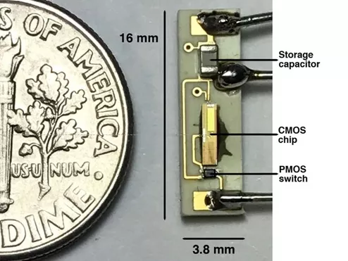 Mikrohullámmal működő, elemmentes pacemaker