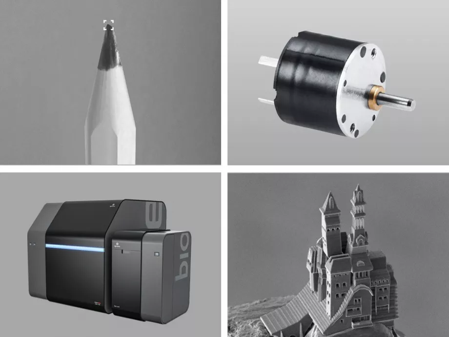 Nyomtató a legkisebb részletekhez: Miniatűr komponensek a 3D- nyomtatóból