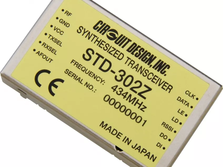 Keskenysávú adóvevő modul a 433 MHz-es sávra