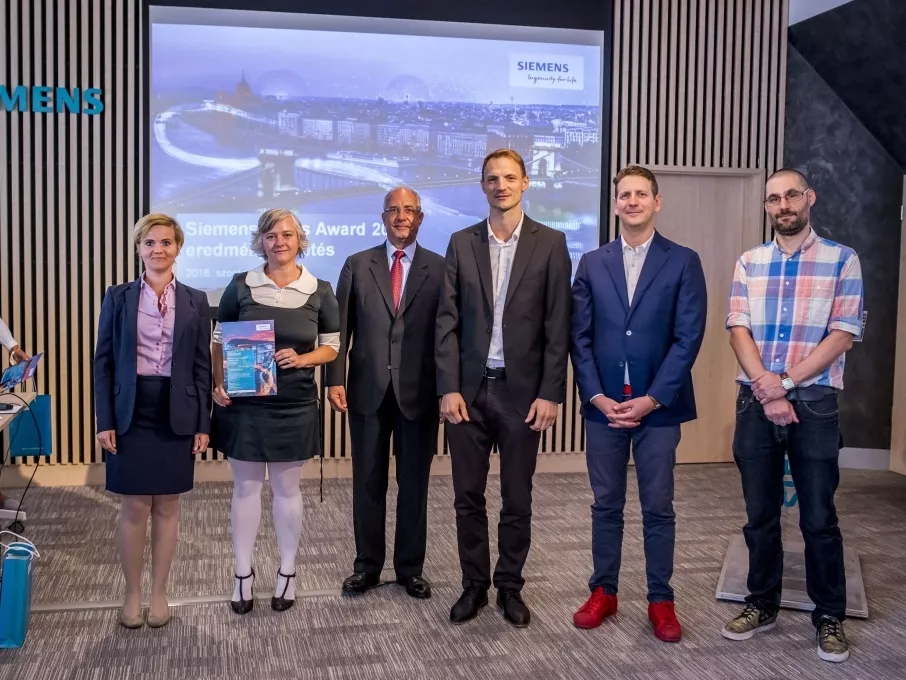 Szerzőnket is díjazta a Siemens