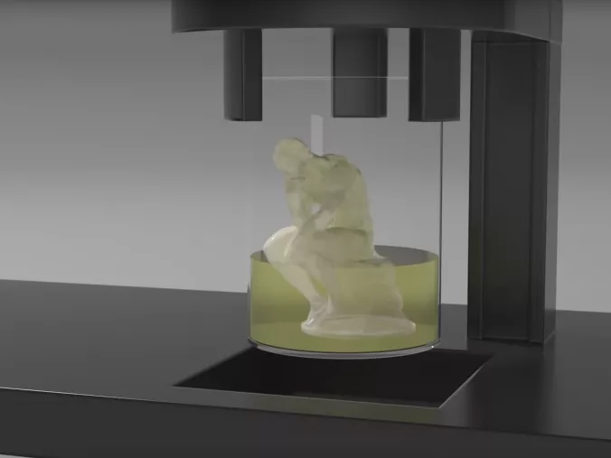 3D-nyomtatás fénnyel percek alatt