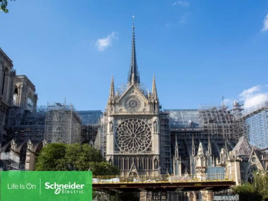 A Schneider Electric is hozzájárult a Notre Dame újjáépítéséhez
