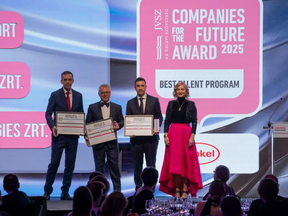 Átadták a Joint Venture Szövetség vállalati díjait