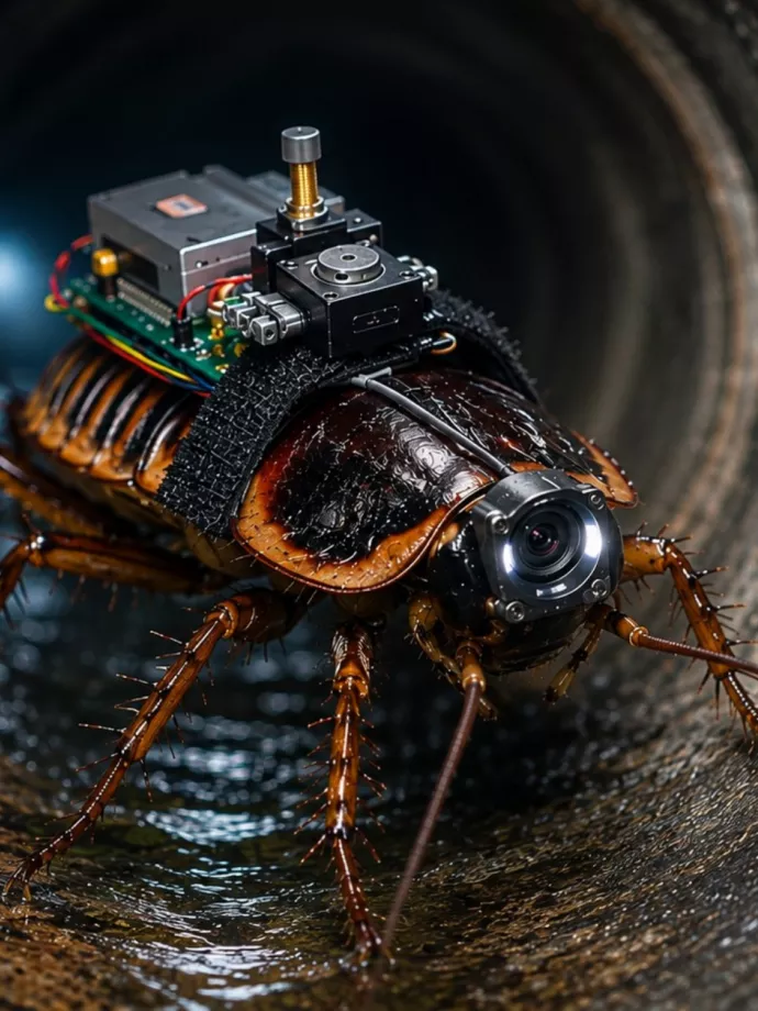 Csótányok mutatják az utat a miniatűr ipari robotok új generációjának