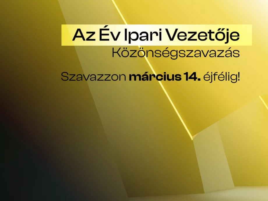 Év Gyára Projektverseny 2025 – Az év ipari vezetője közönségszavazás