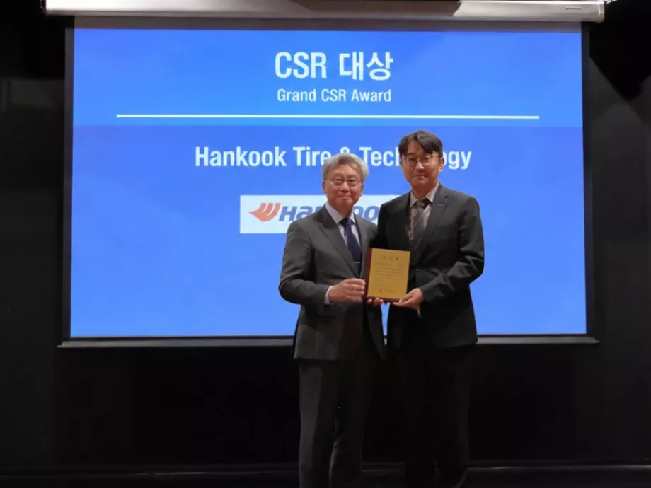 A Hankook Tire nyerte a magyarországi koreai vállalatok CSR-fődíját