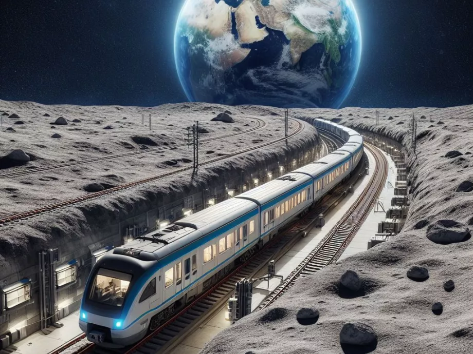 Már a Holdra is vasutat terveznek
