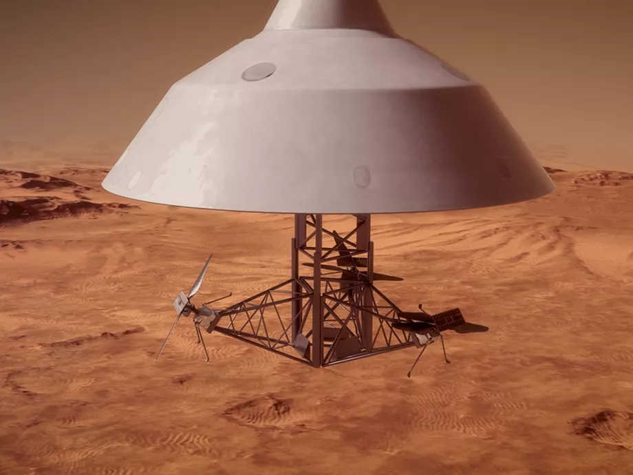 Autonóm rotoros flottát küldene a Marsra a NASA